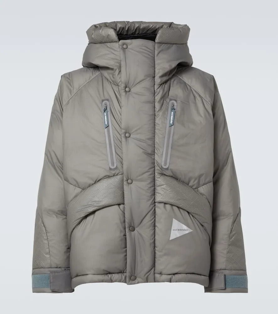 And Wander Logo puffer jacket