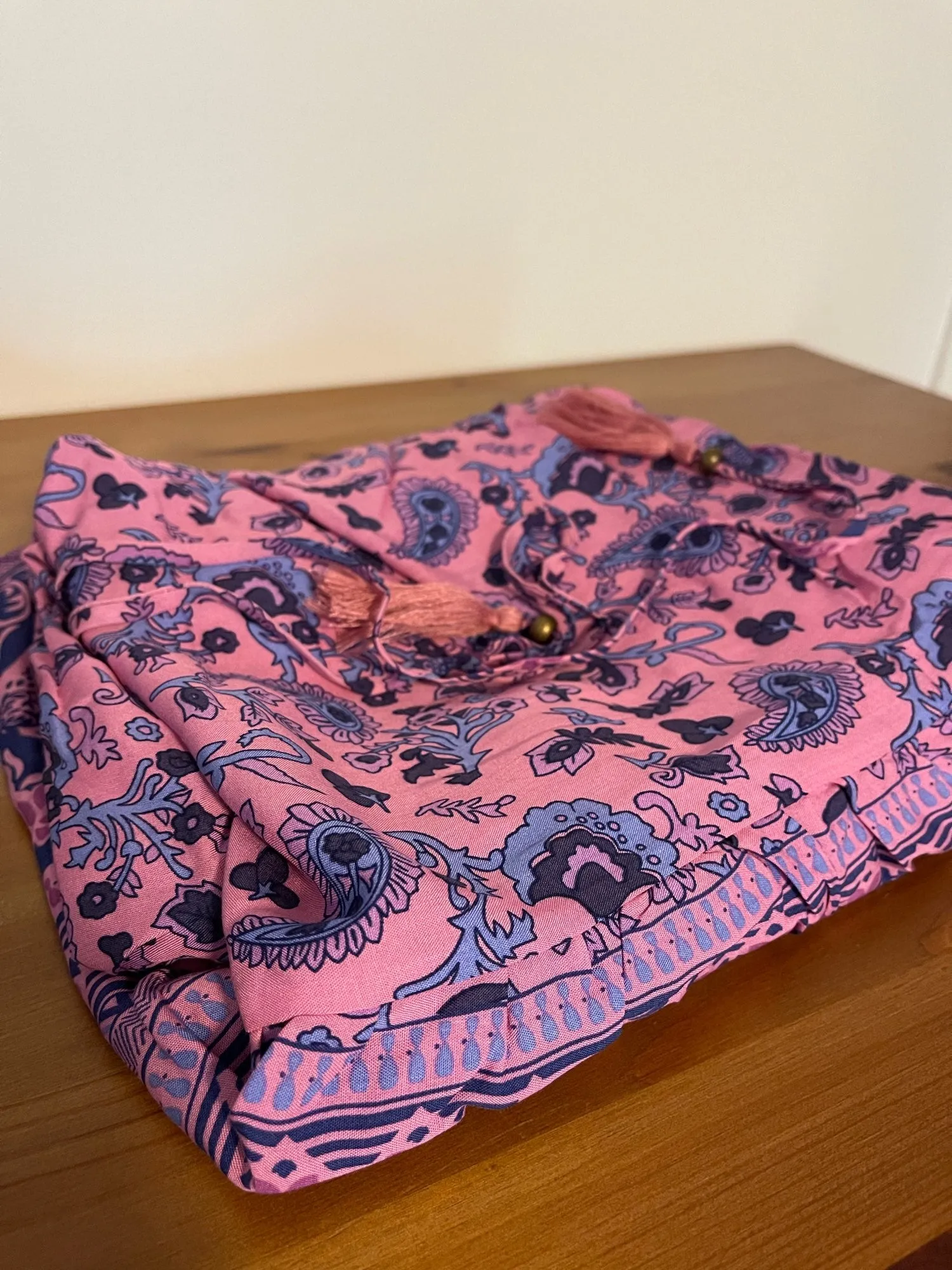 Boho Skirt, Hippie Skirts, Maxi Skirt, Paisley in Purple Iris