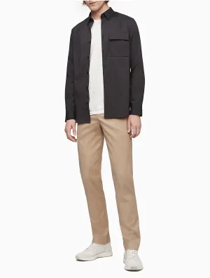 Calvin Klein Mens Slim Fit Performance Chino Pants Cantucci Tan 34 x 30