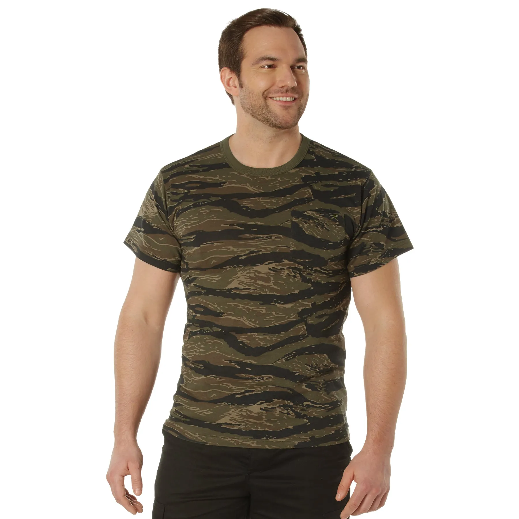 Camo Moisture Wicking Pocket T-Shirts