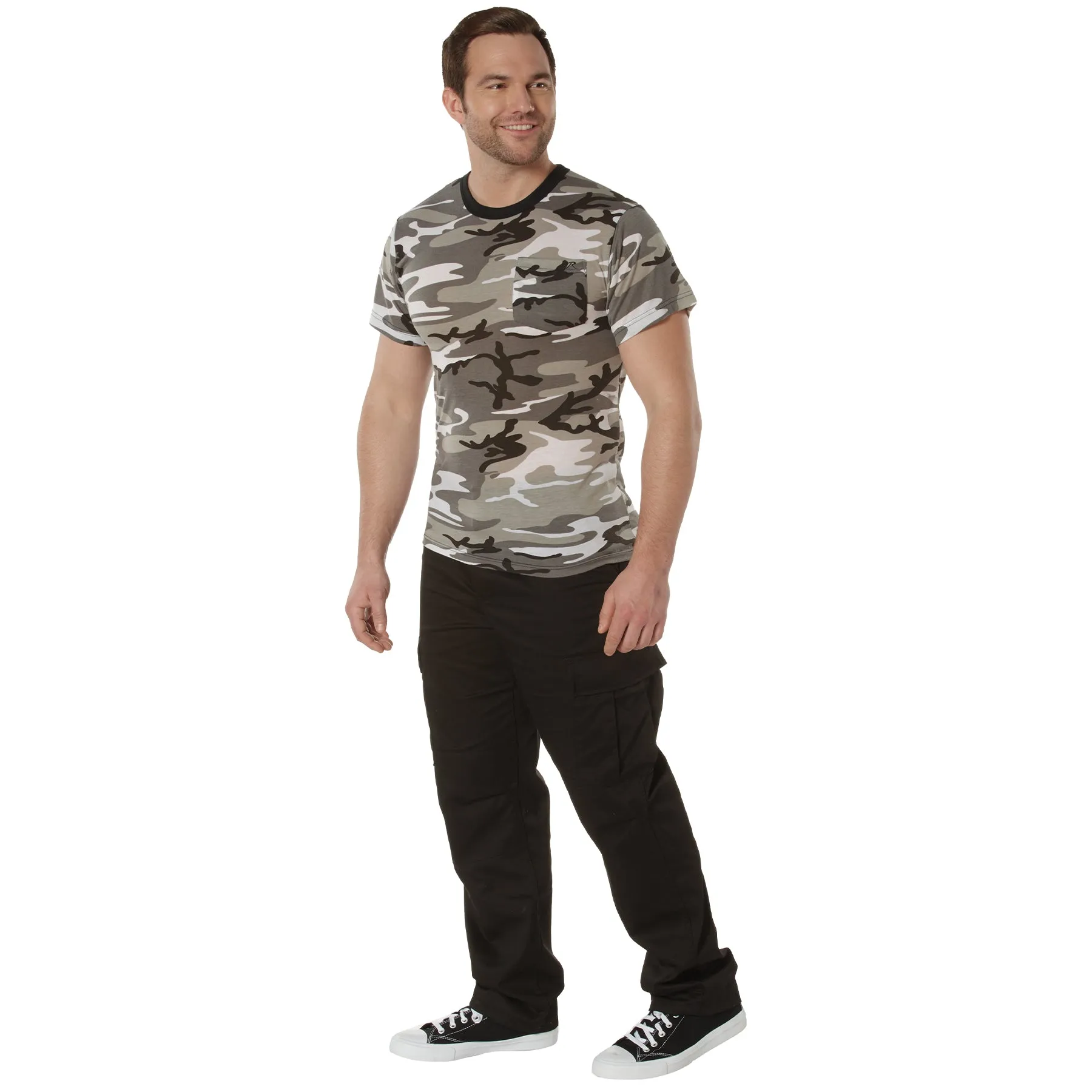Camo Moisture Wicking Pocket T-Shirts