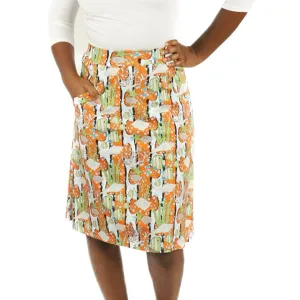 Coral Reef A-Line Skirt