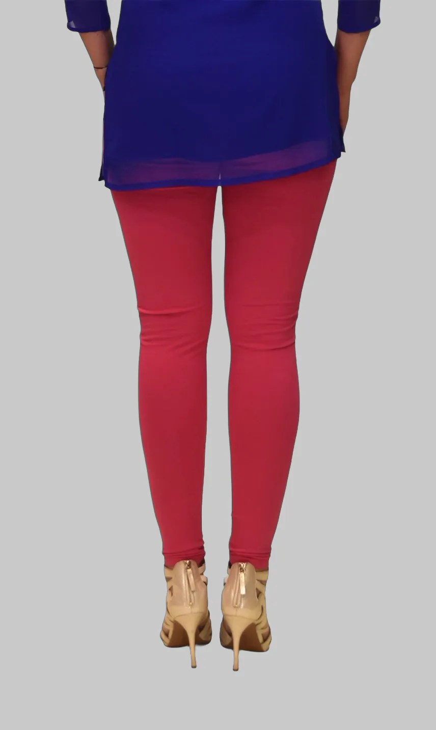 Cotton Ruby Pink Legging pants