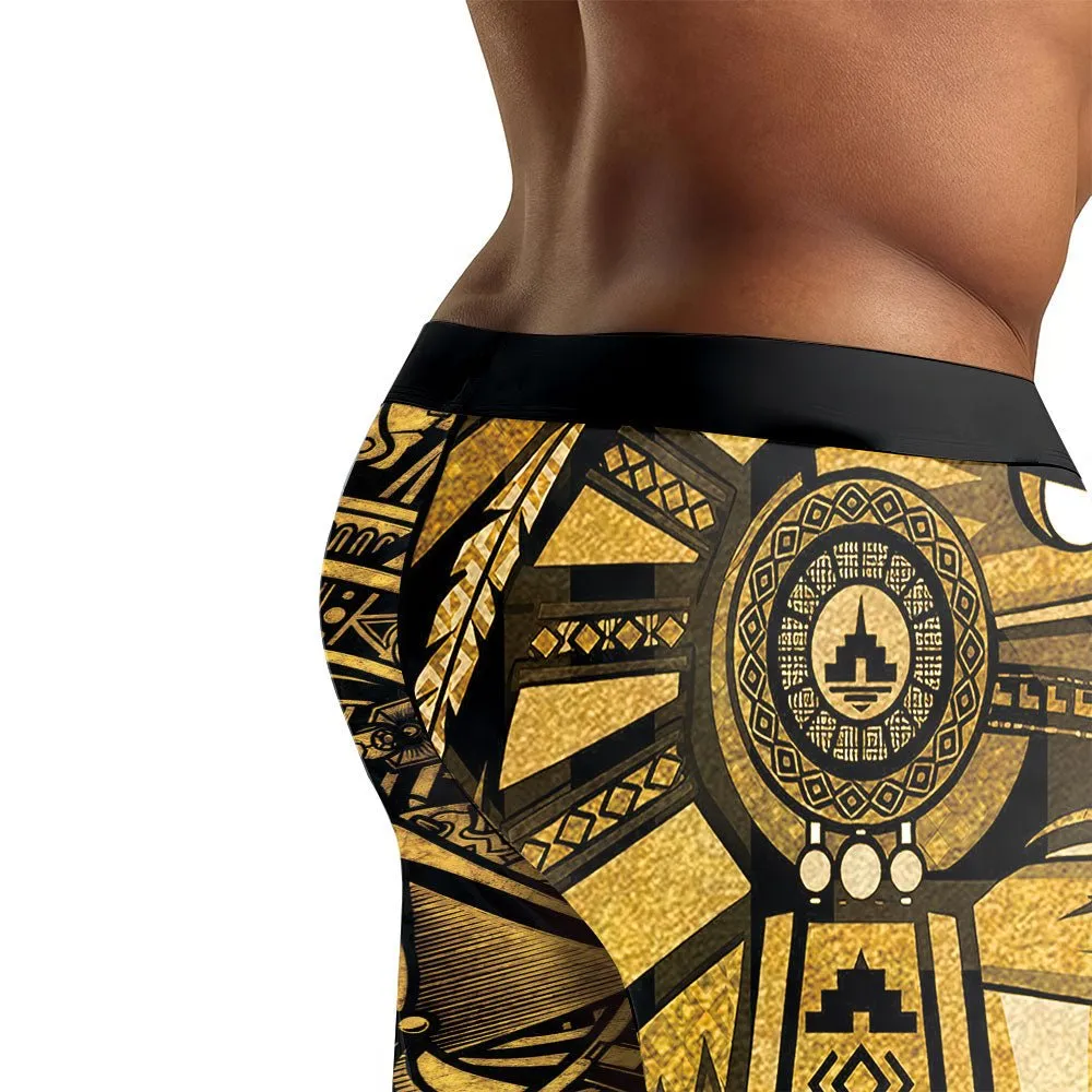 Darth Vader Aztec Calendar Men's Compression Leggings