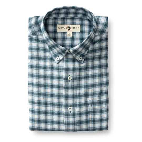 Duck Head Bowman Plaid Cotton Flannel Sport Shirt