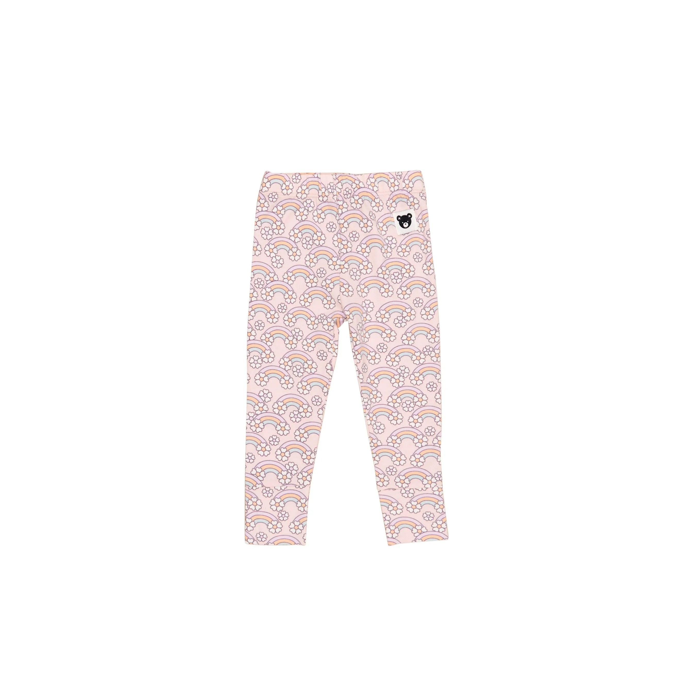Huxbaby - Flowerbow Leggings - pink pearl