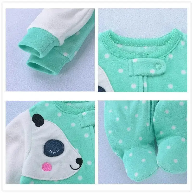 Luxury Cotton Baby Girl Rompers for Timeless Spring Elegance