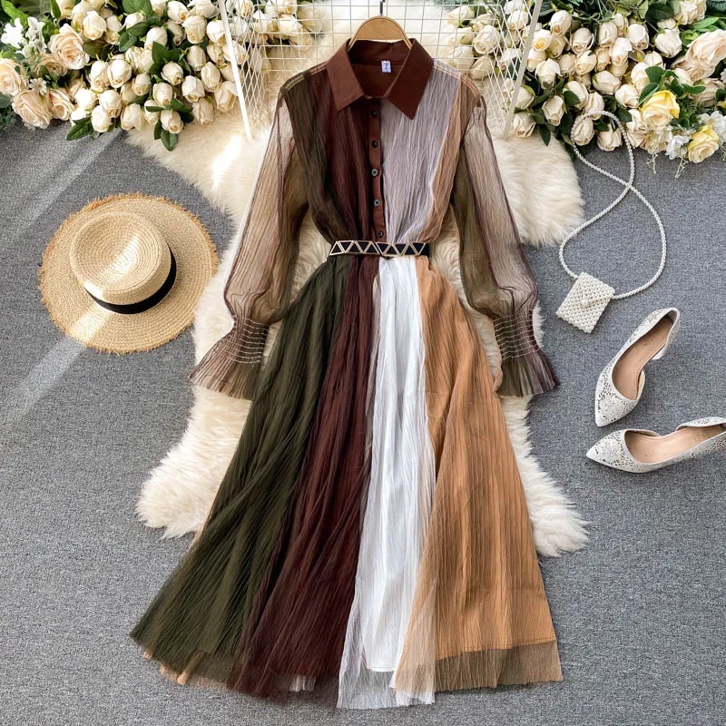 Maxi Dress, Boho Vintage Party Dress, Pleted Dress, Brownie Sugar