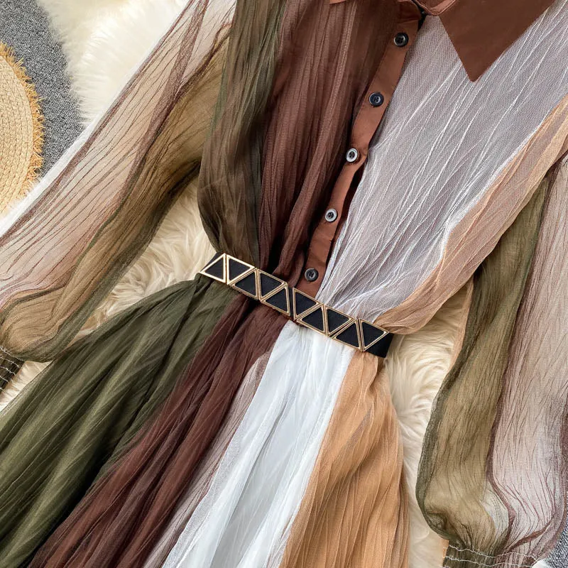 Maxi Dress, Boho Vintage Party Dress, Pleted Dress, Brownie Sugar