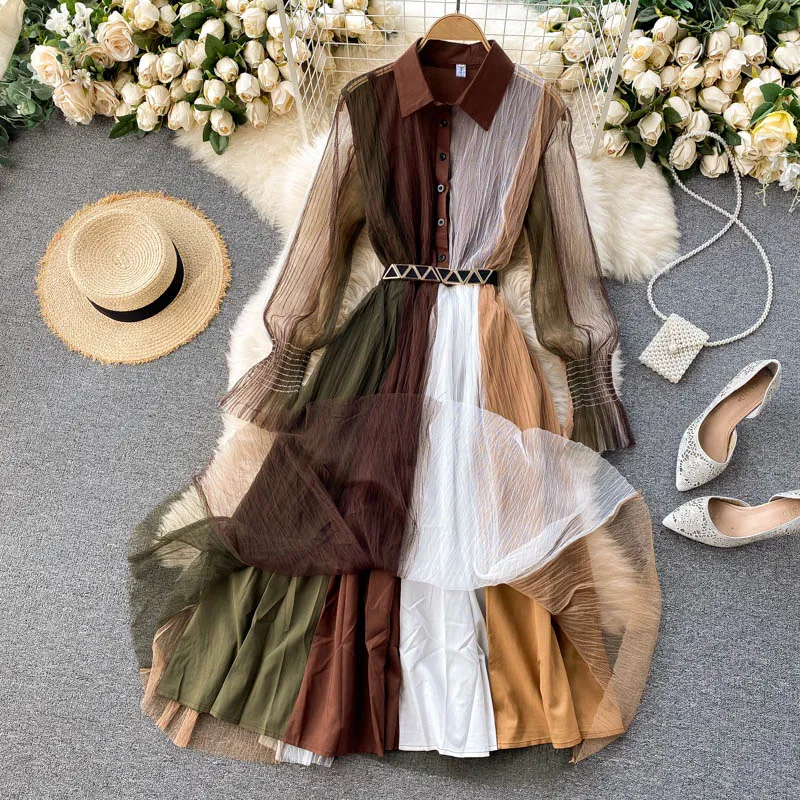Maxi Dress, Boho Vintage Party Dress, Pleted Dress, Brownie Sugar