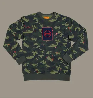 Mstkn Adelberg Crewneck (Camo/Red)