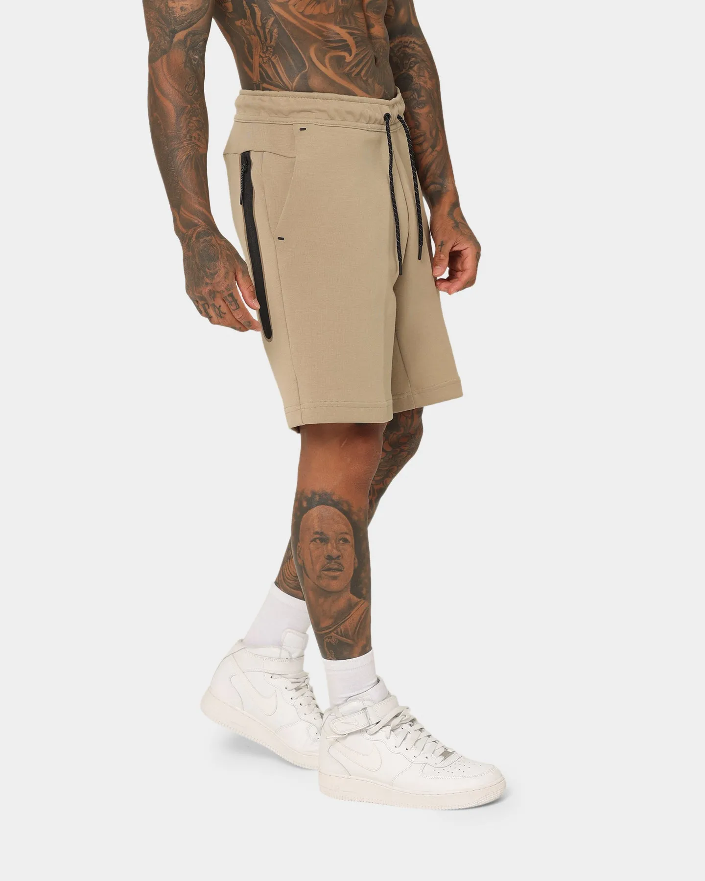 Nike Nike Sportswear Tech Fleece Shorts Khaki/Black