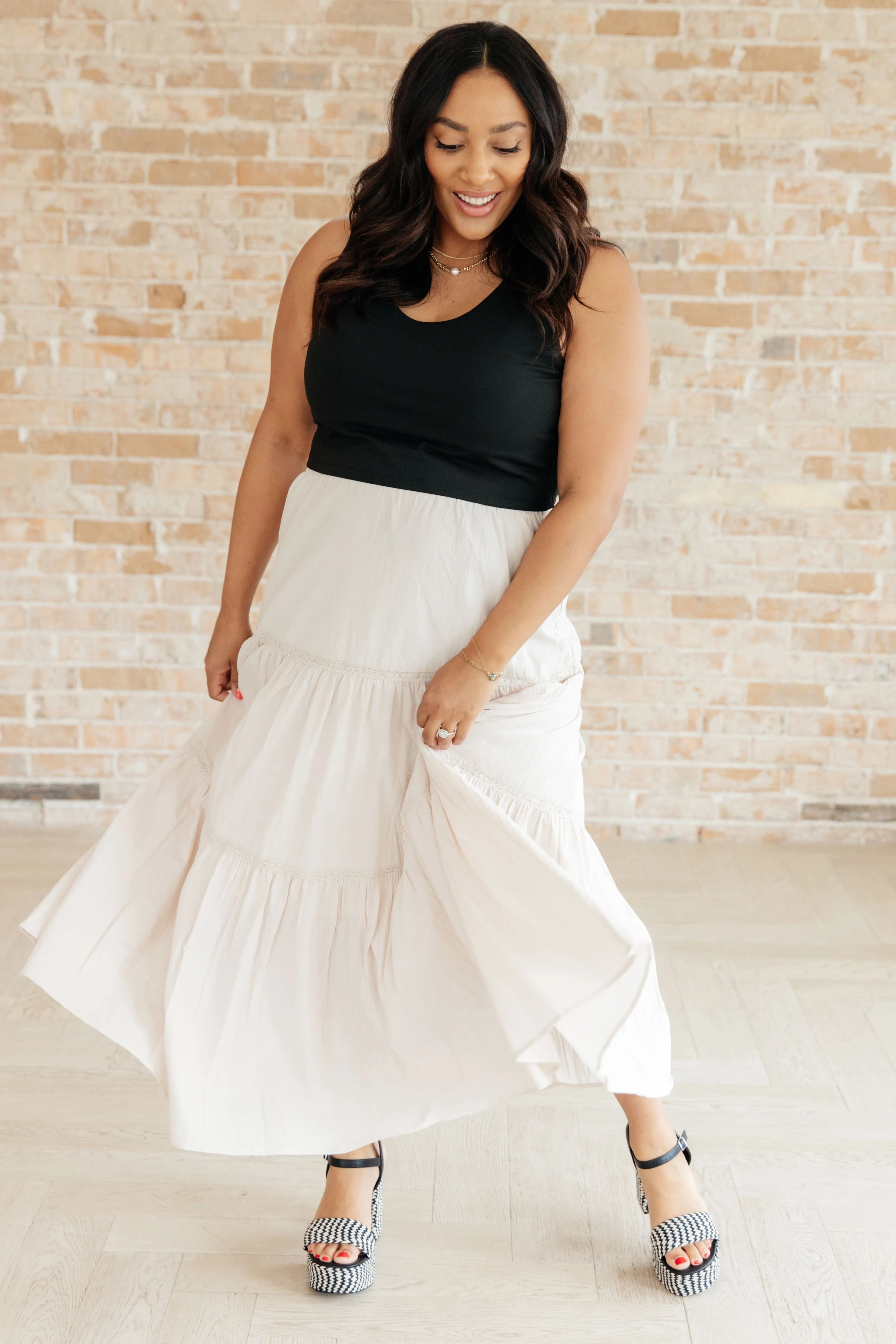 Raquel Tiered Maxi Skirt