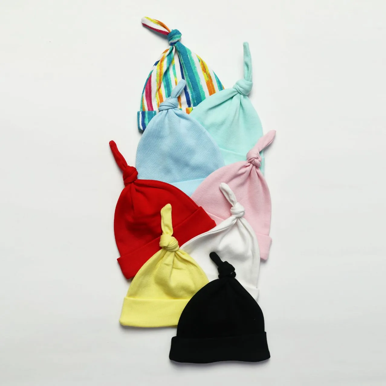 Single Knotted Baby Caps