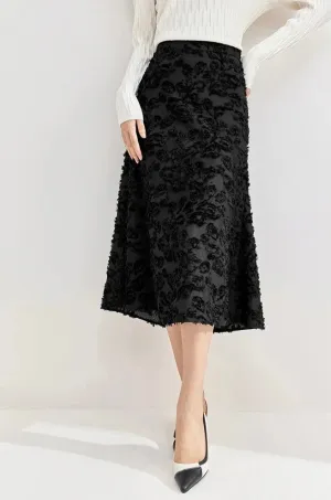 Three-Dimensional Women's A-Line Skirts