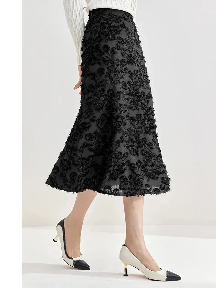 Three-Dimensional Women's A-Line Skirts