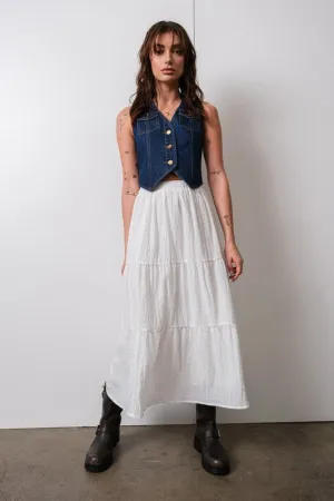 Tiered Maxi Skirt